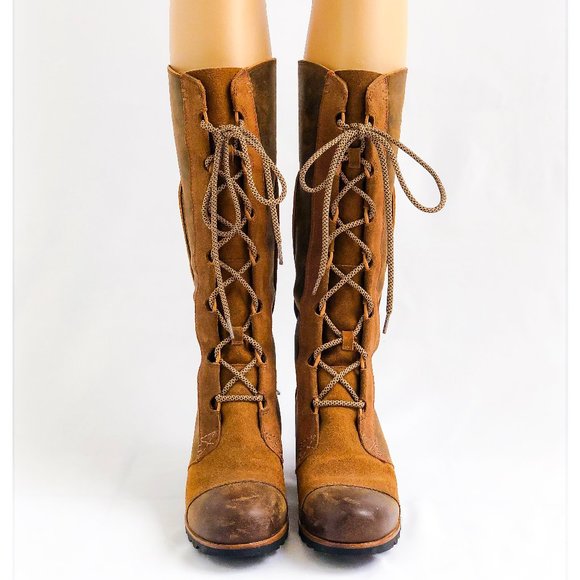 Sorel Shoes - Sorel Wedge Boot - Light Brown/Tan